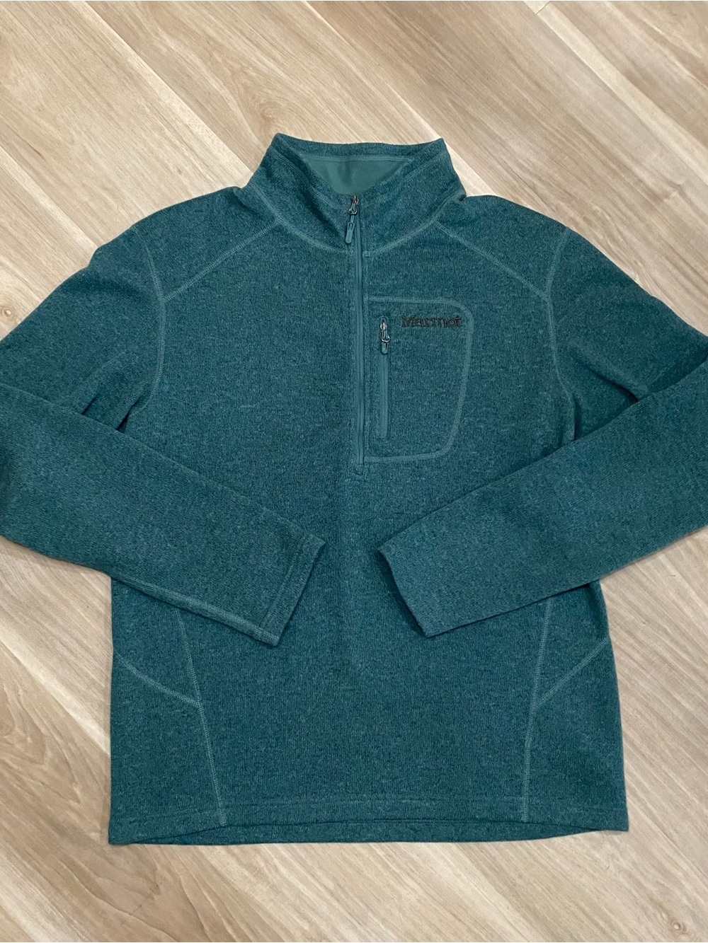 Marmot Sweater Mens Large Tech Fleece Half Zip Pullover Hiking Outdoors